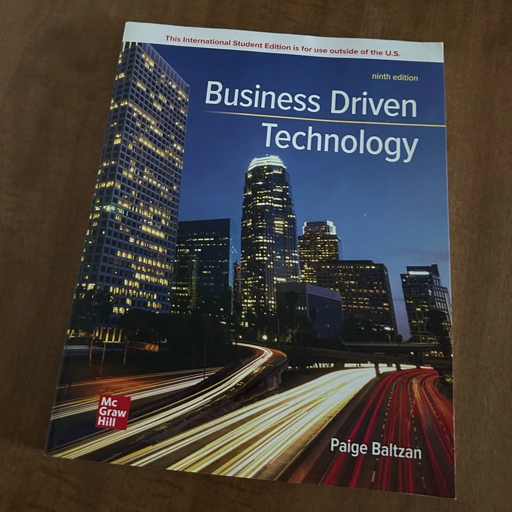 Mc Graw Hill - ISE Business Driven Technology Paperback International Edition